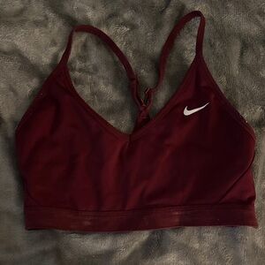 Nike Women's Dark Red Sports Bra